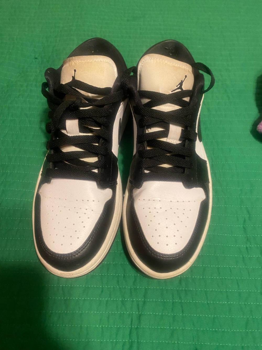 Jordan Low-Top Sneakers in Black and White